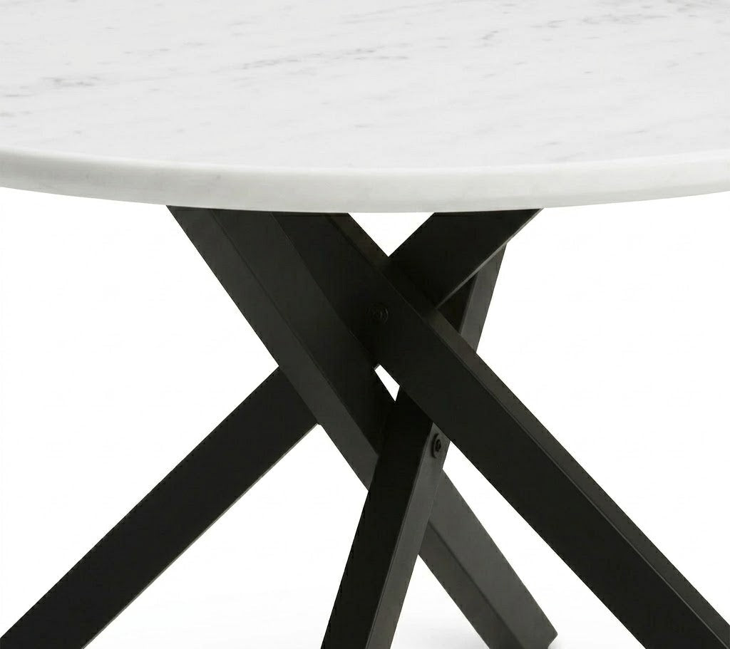 Fraser Round Dining Table Marble