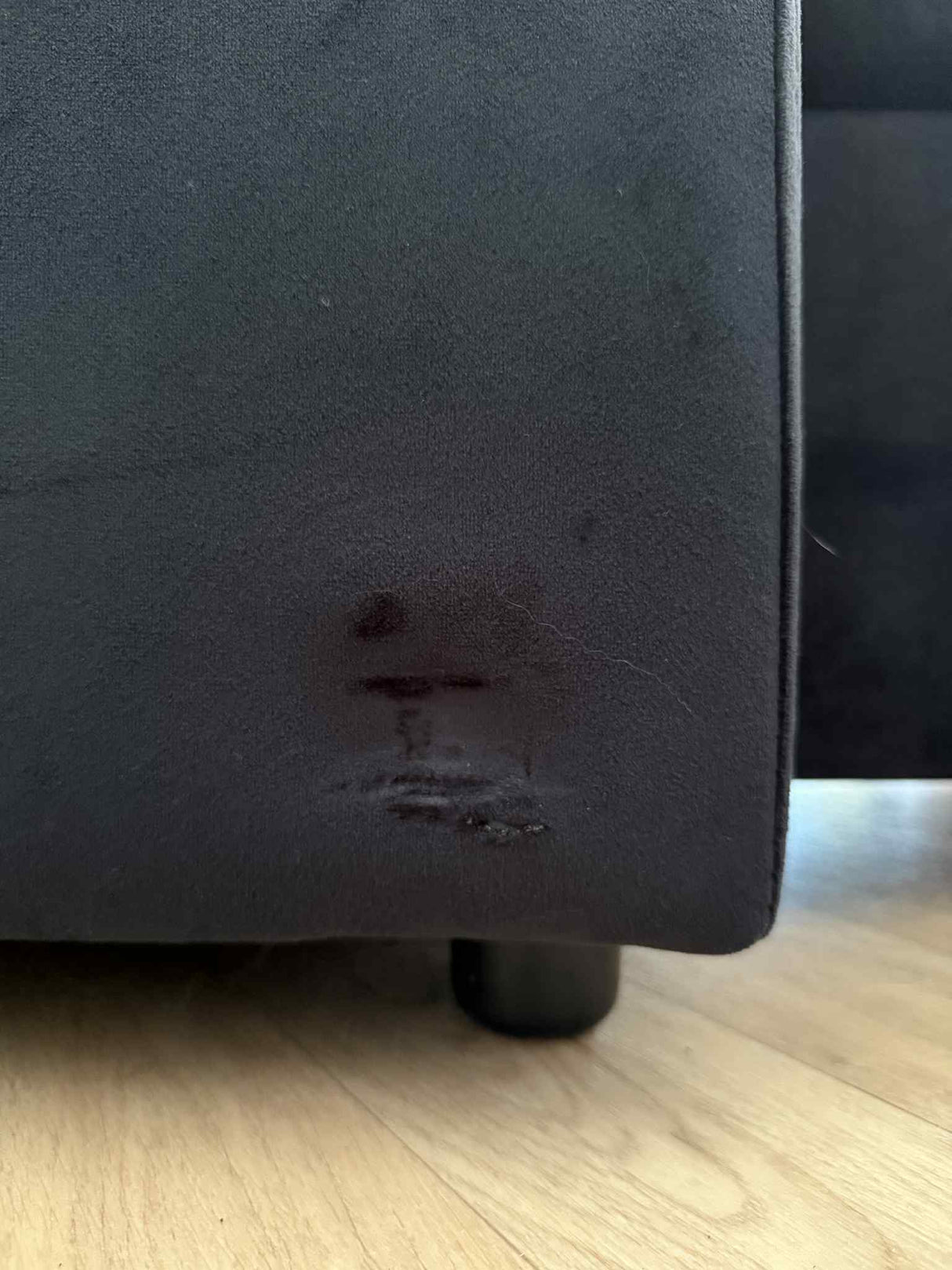 Haven Reversible Pullout Sofa bed Black Velvet, Factory Second – Minor Cosmetic Imperfection