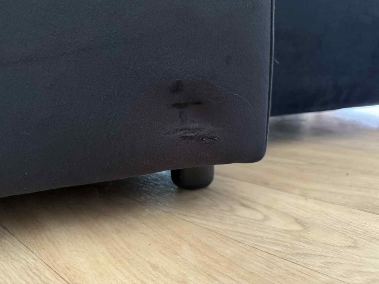 Haven Reversible Pullout Sofa bed Black Velvet, Factory Second – Minor Cosmetic Imperfection