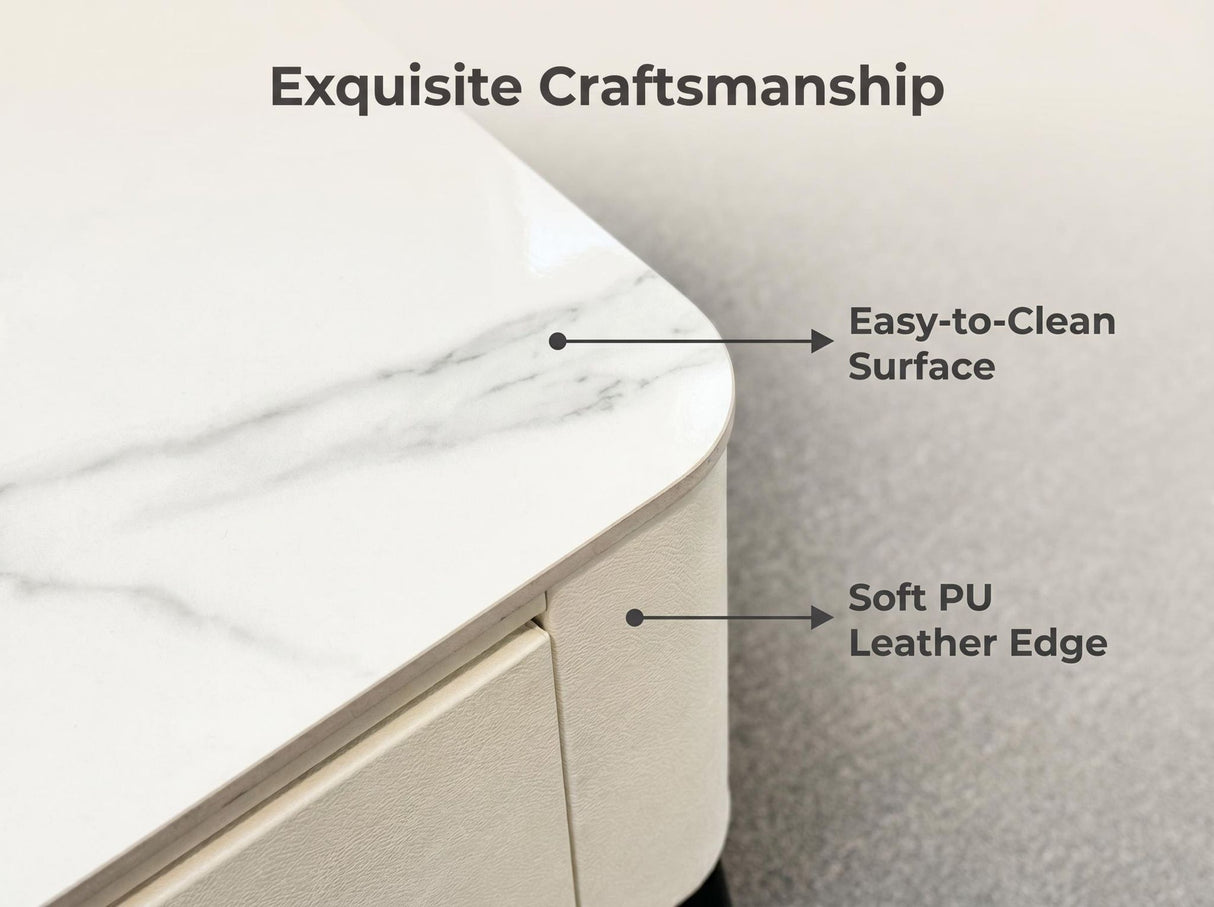Luxe Sintered Stone TV Entertainment Unit