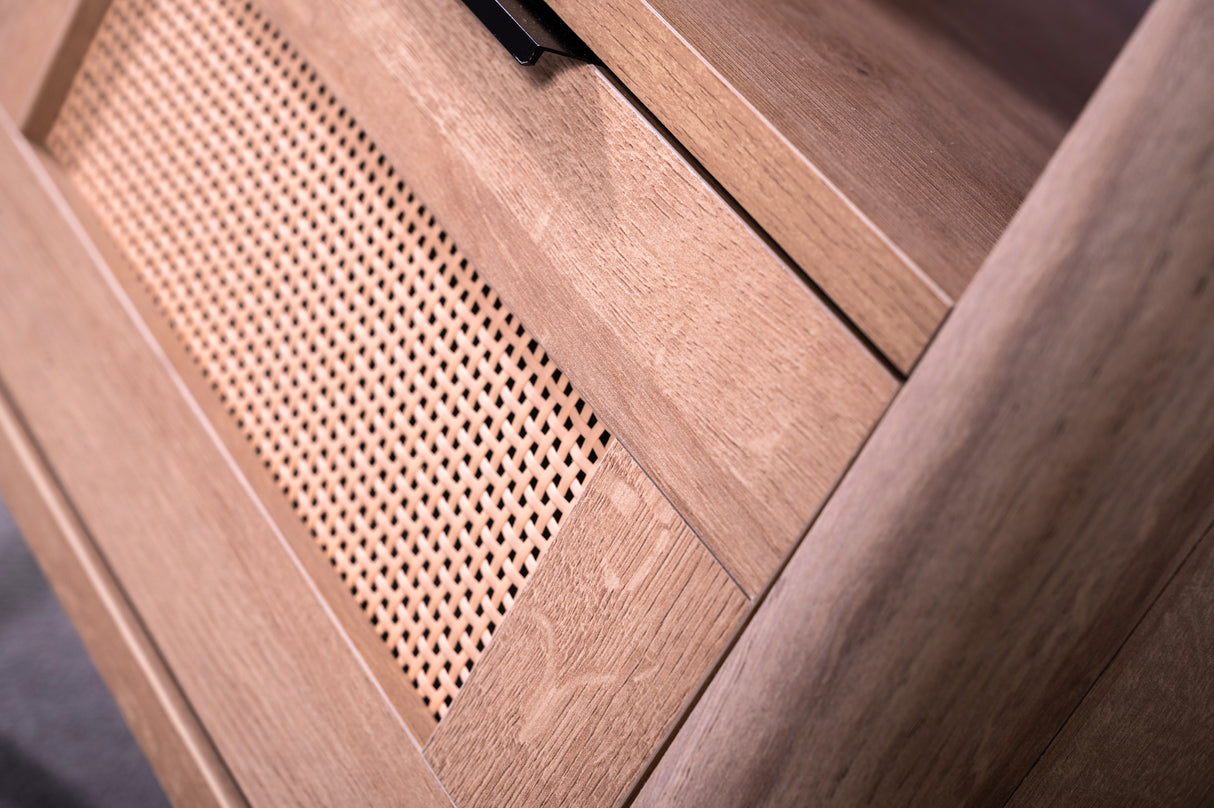 Timid Oak Bedside Table