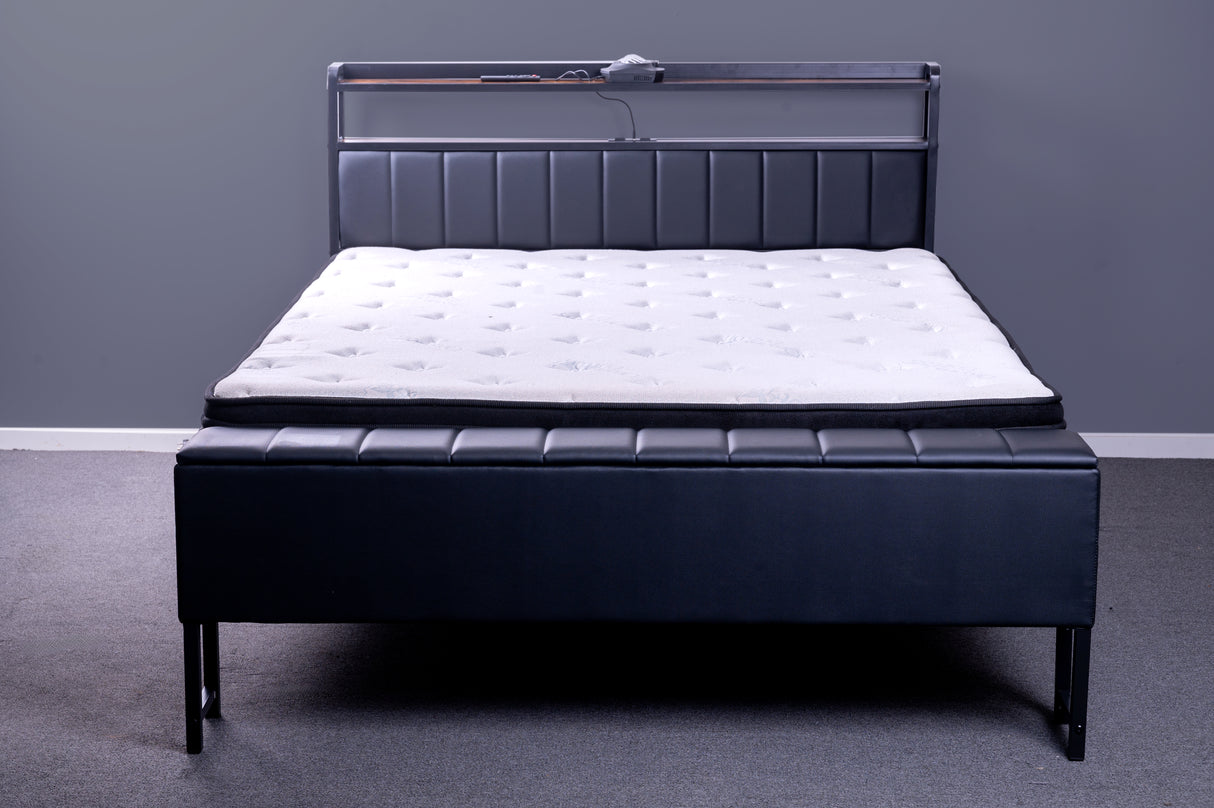 Dalton Upholstered Platform Bedframe Queen