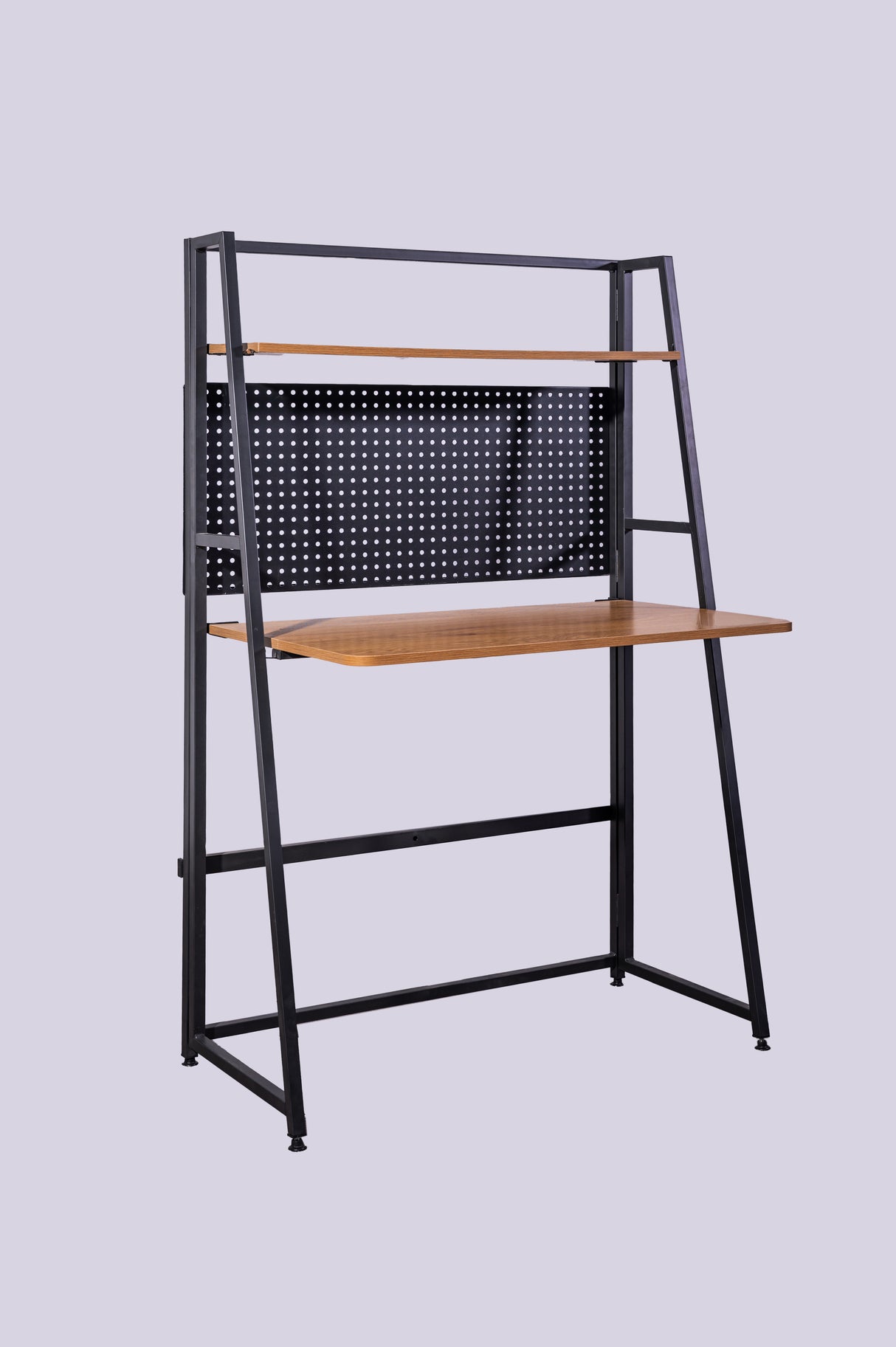 Garin desk with shelf Black Frame