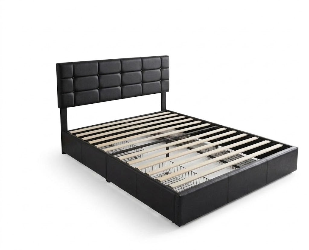 Harlow Bed Frame with Storage Drawers Full (Double)