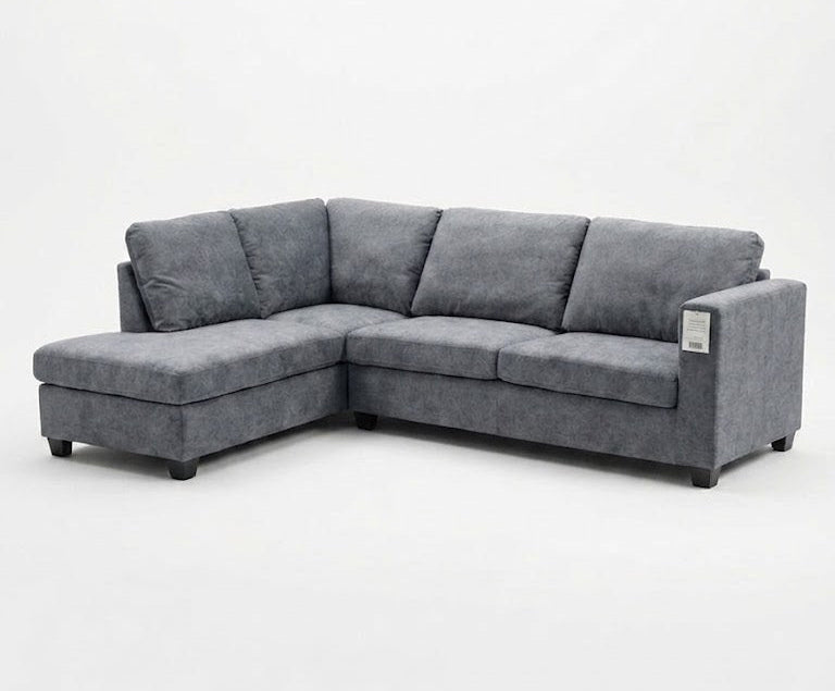 Ganley Modular GREY Left Chaise Lounge Suite