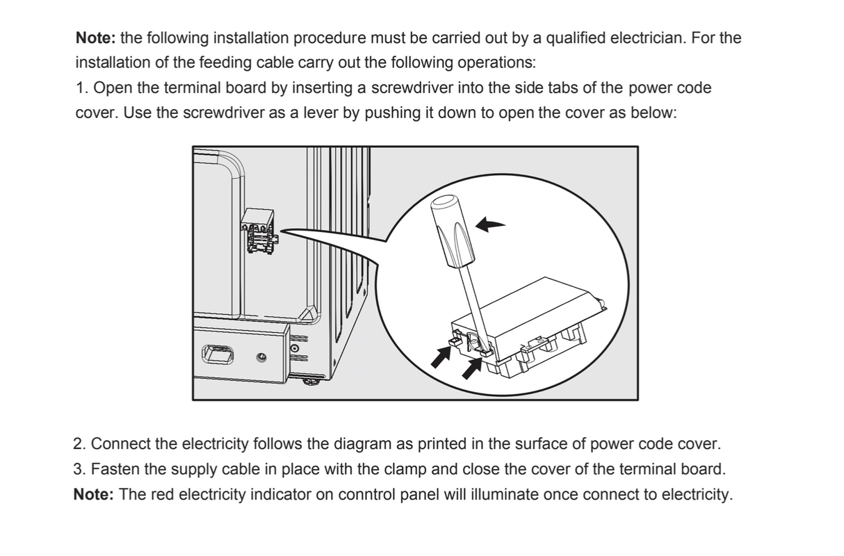 Midea 24DME4R109 Free standing Ceramic cooker/Over Stainless Steel