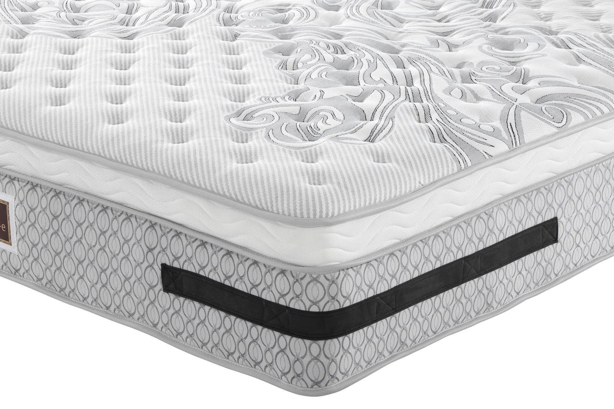 Gel Visco Pocket Spring Mattress+ Bed Base Queen Set