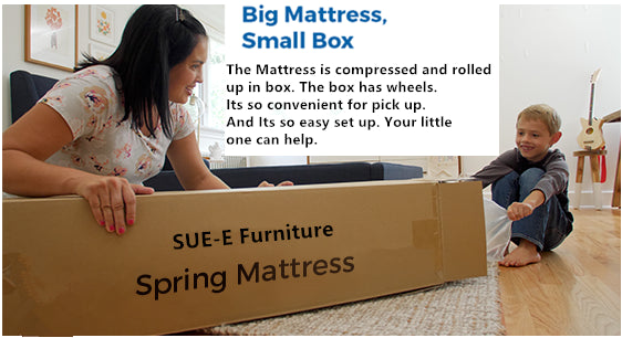 Melton Pocket Spring Mattress with memory foam pillow-top Superking Size