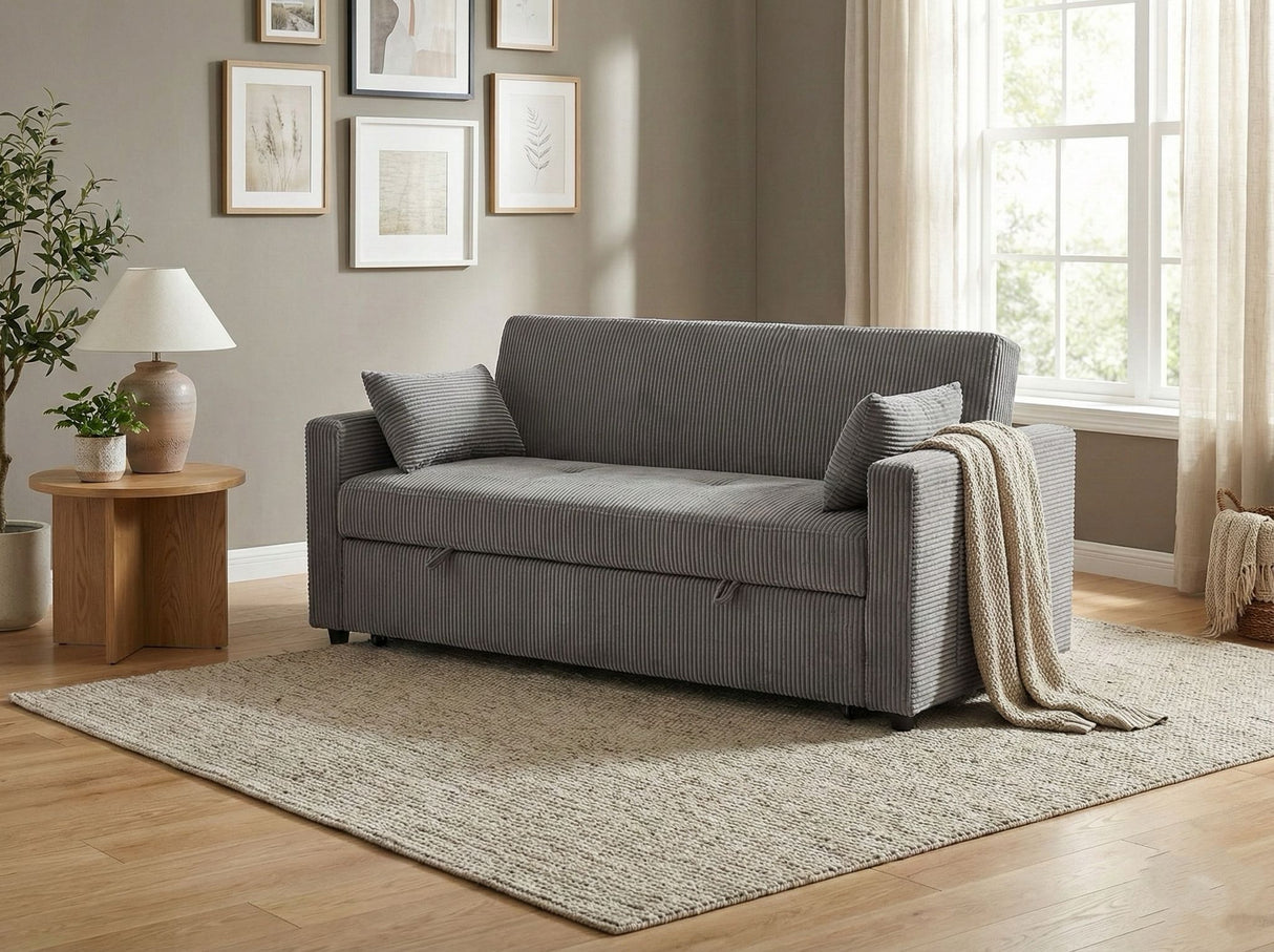 Vessev Sofa Bed Grey