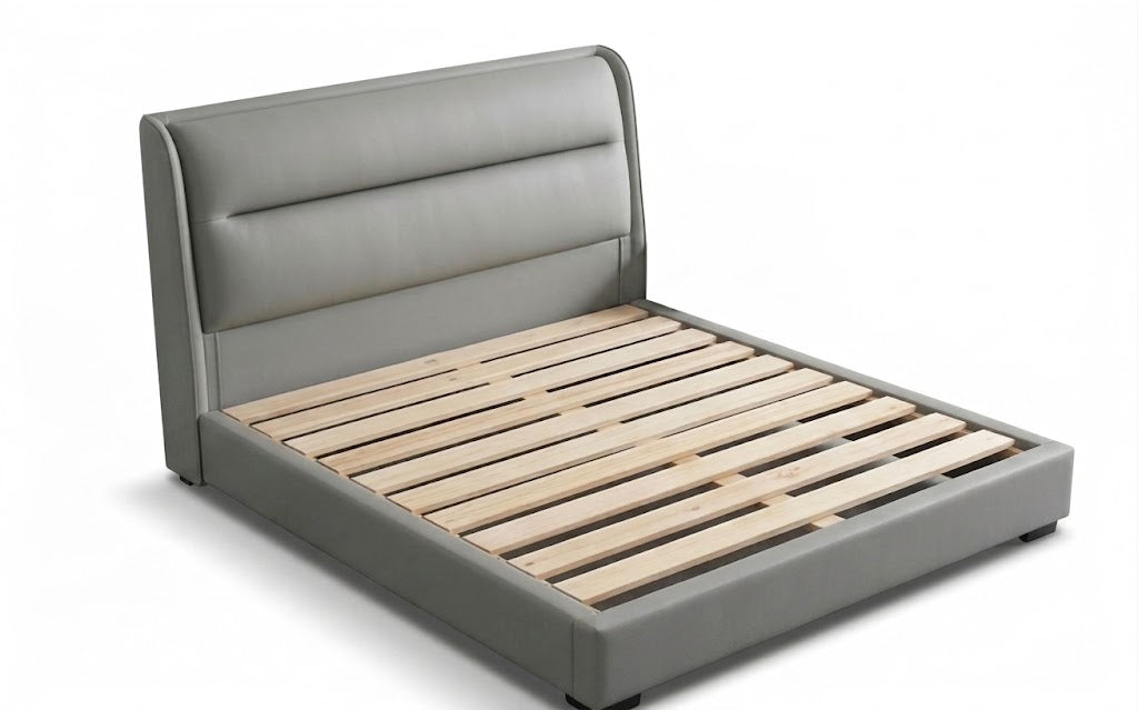 Waimai Bedframe Queen Light Grey