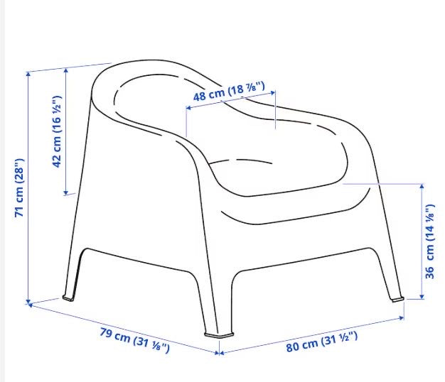Bass Outdoor Occasional Chair Grey