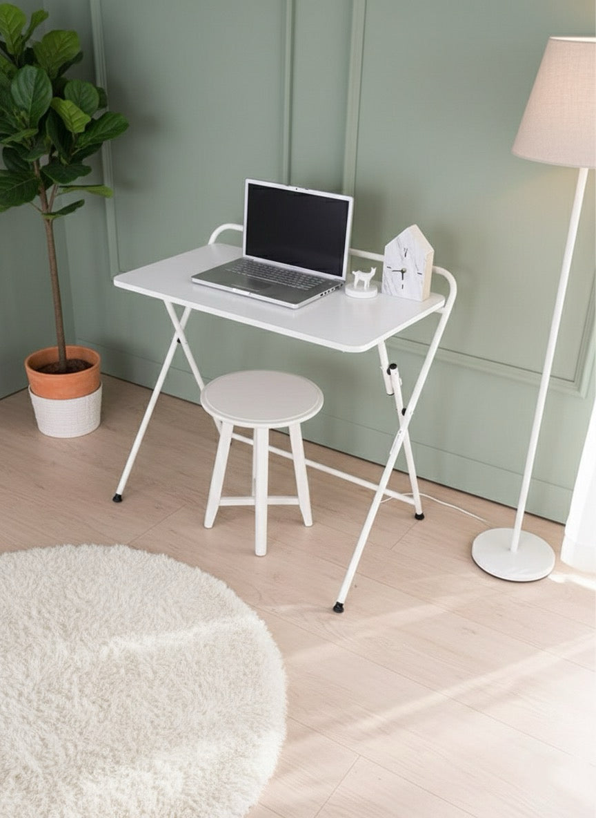 Amber Folding Desk White