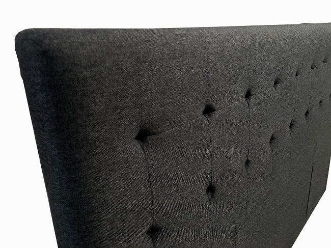 Boston Headboard Charcoal Queen