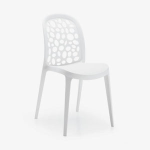 Tatiana Stackable Plastic Chair(white)