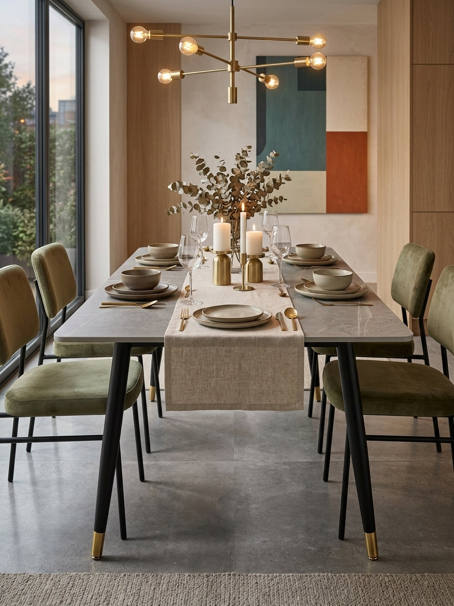 Eclipse Dining Table - Grey Top
