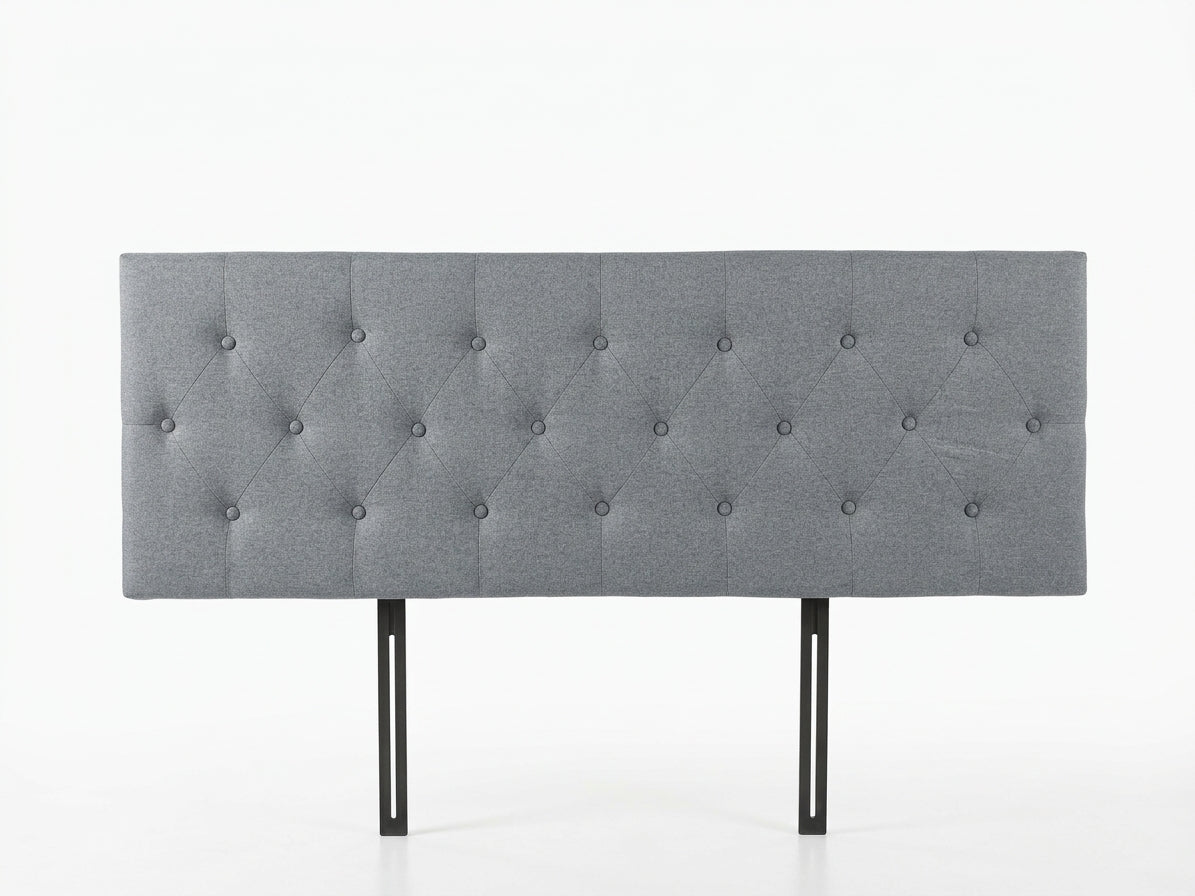 Fenland Headboard Light Grey King Size