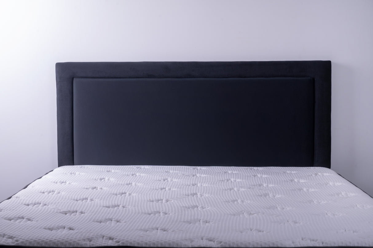 Jessamine Headboard Black Velvet King
