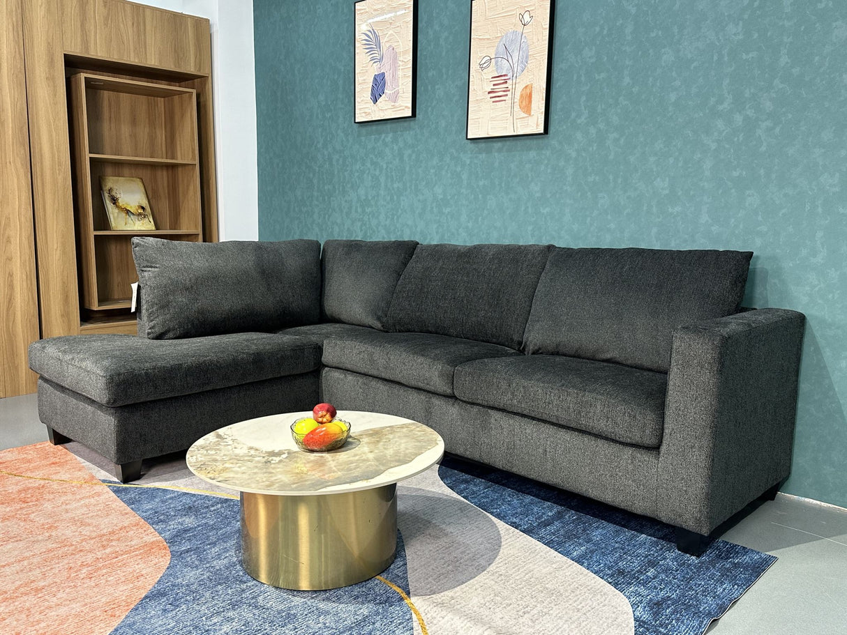 Ganley Modular Dark Grey Left Chaise Lounge Suite