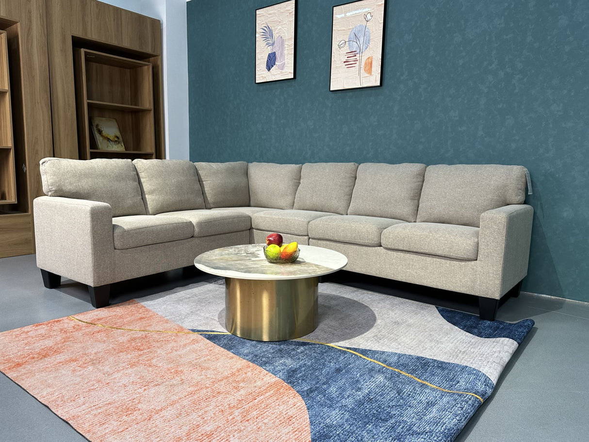 Papango Reversible Corner Sofa (Light Brown)