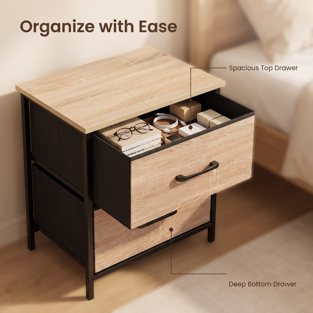 Maskell Bedside Table