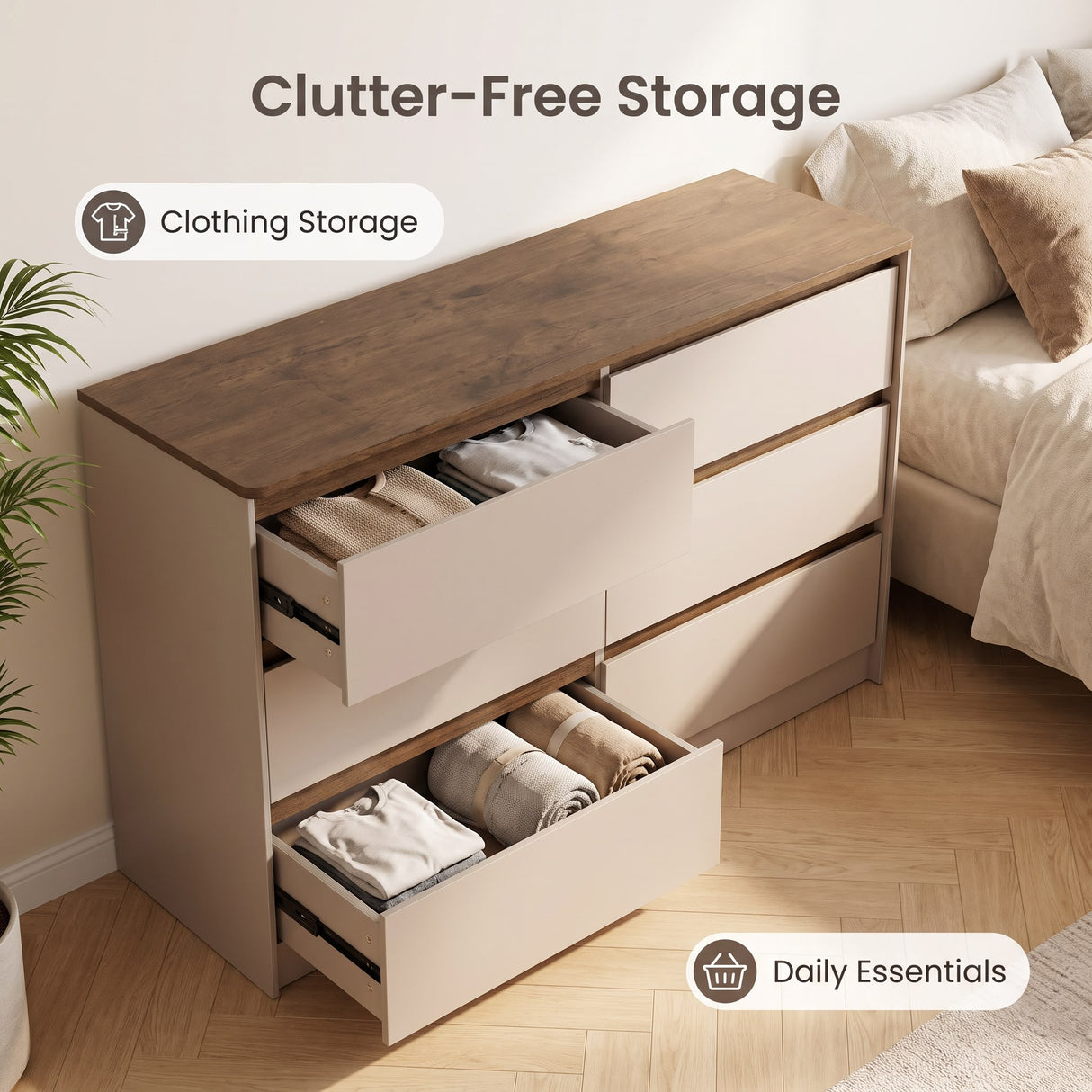 The Stockholm 6-Drawer Set