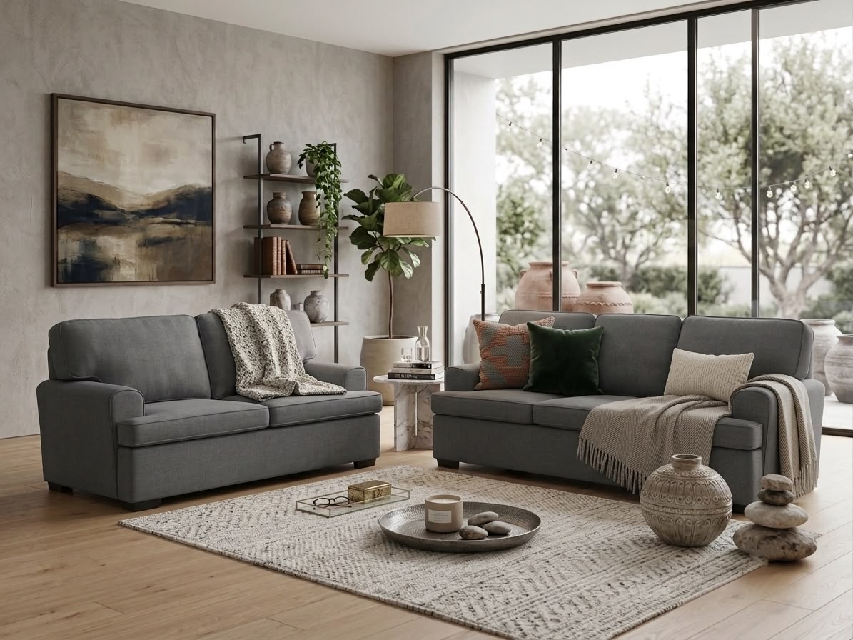The Haven 3-Seater Sofa - Grey