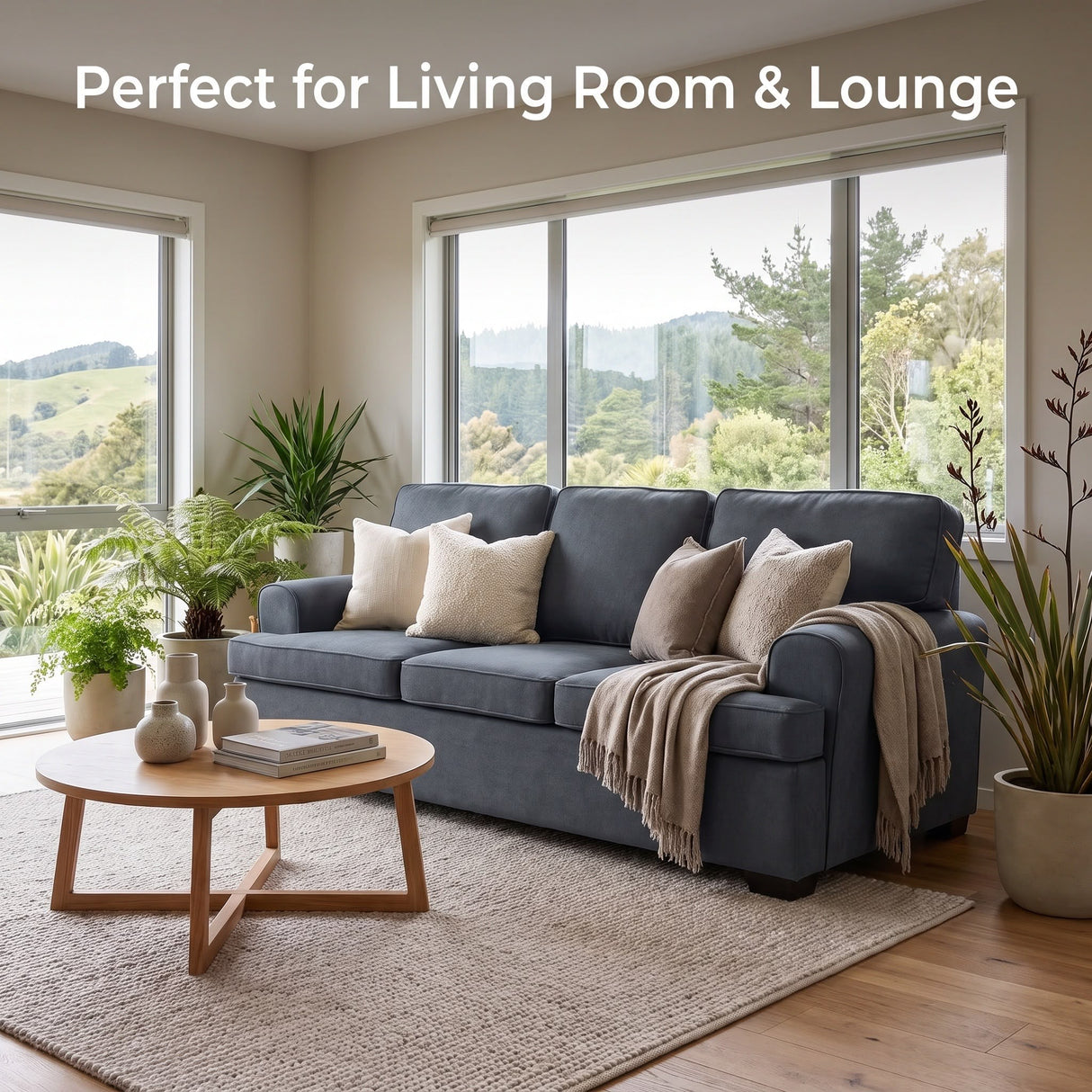 The Haven 3-Seater Sofa - Grey