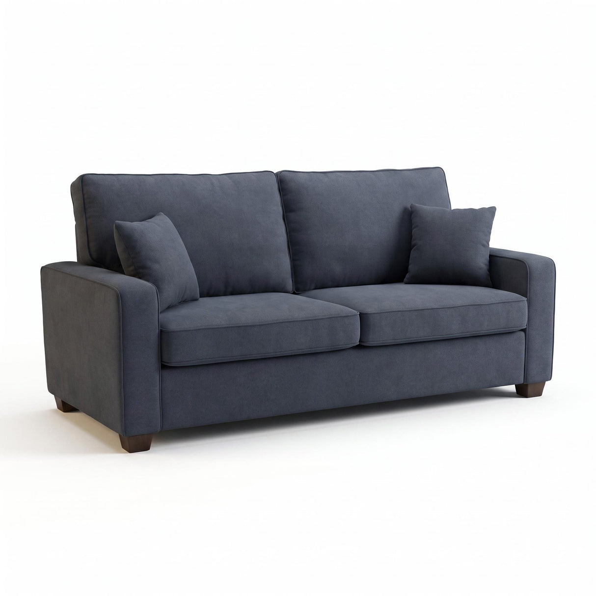 Haven Compact 2-Seater Fabric Sofa - Grey
