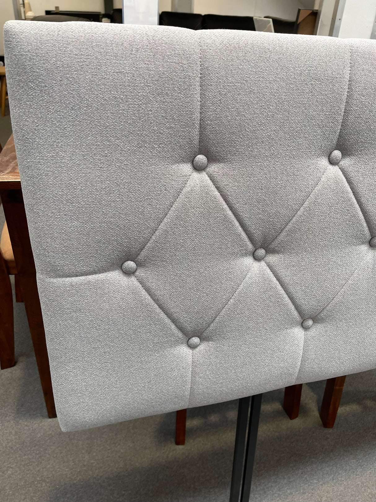 Fenland Headboard Light Grey Double