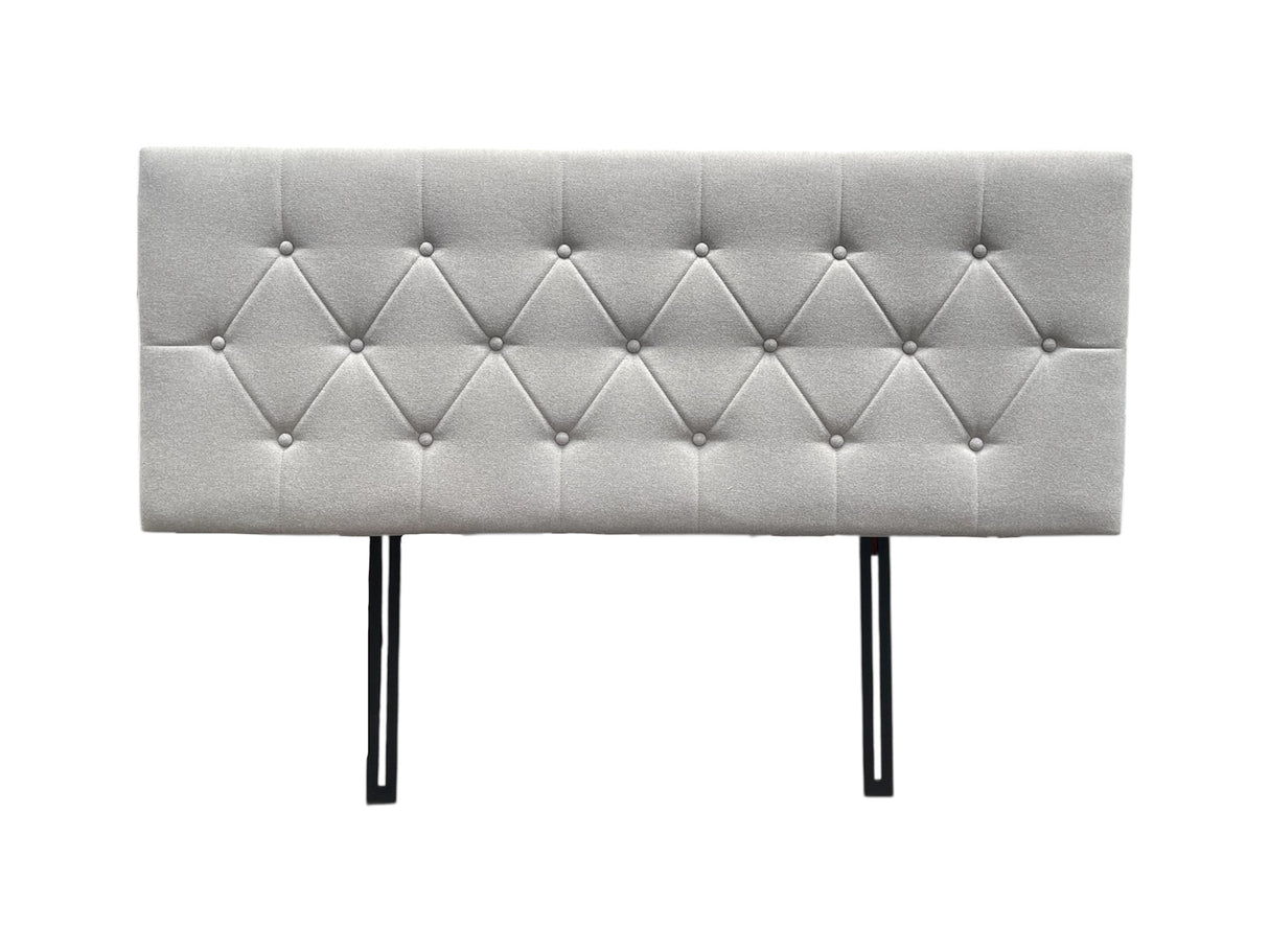 Fenland Headboard Light Grey Double