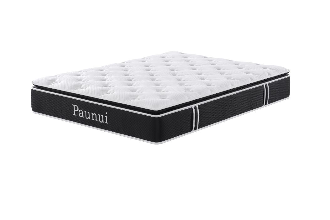 Paunui Pocket Spring Mattress with Plush Pillow Topper King Size