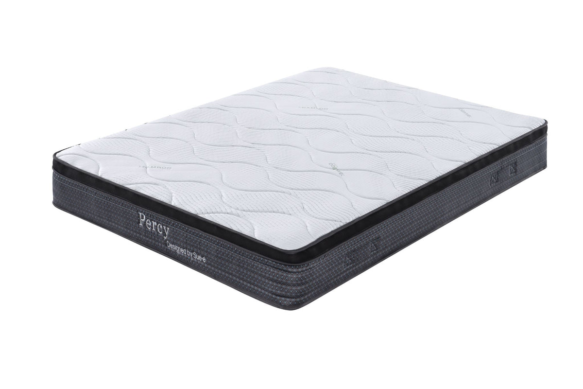 Percy Pocket Spring with Euro Topper Queen Size suee furniture