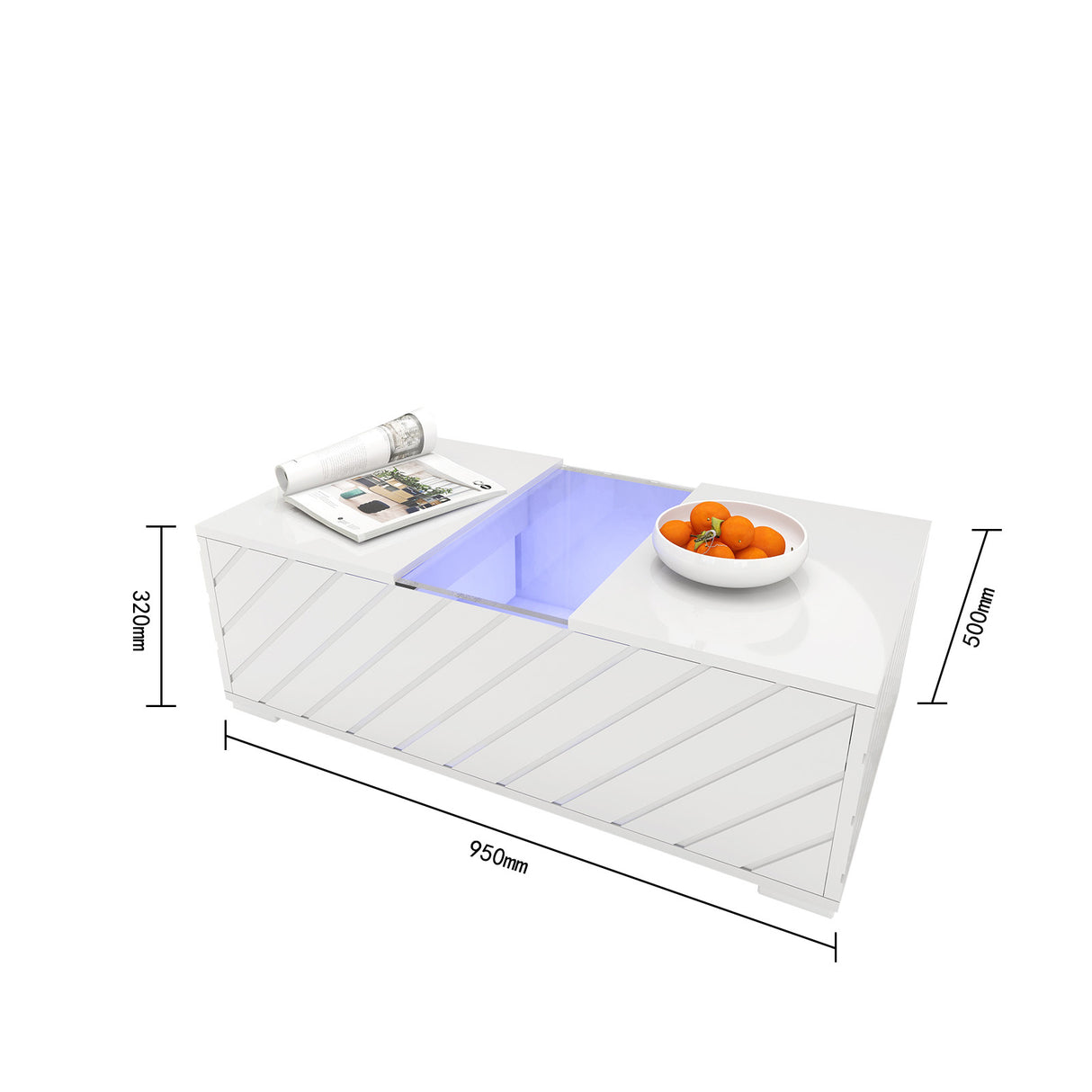 Cove Coffee table White