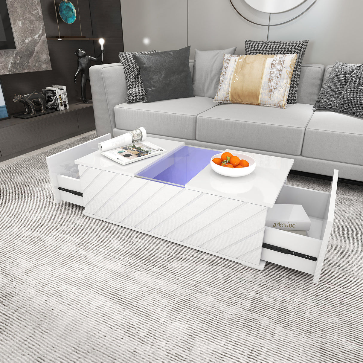 Cove Coffee table White