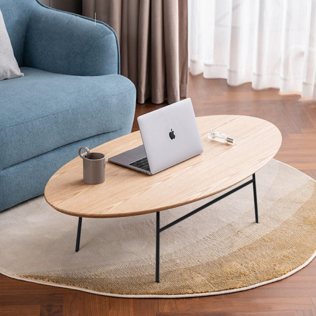 Elegant Oval Coffee Table