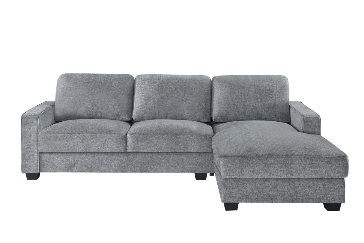 Charleston Dark Grey corner sofa (L shape - RIGHT hand facing)