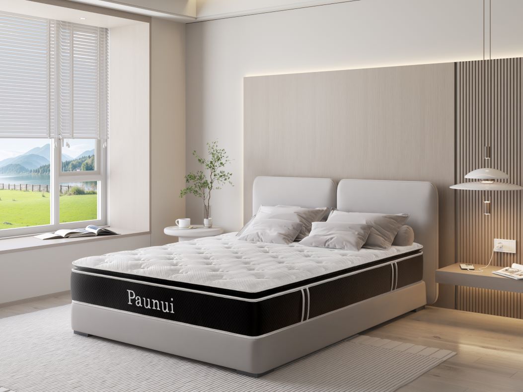 Paunui Pocket Spring Mattress with Plush Pillow Topper King Size