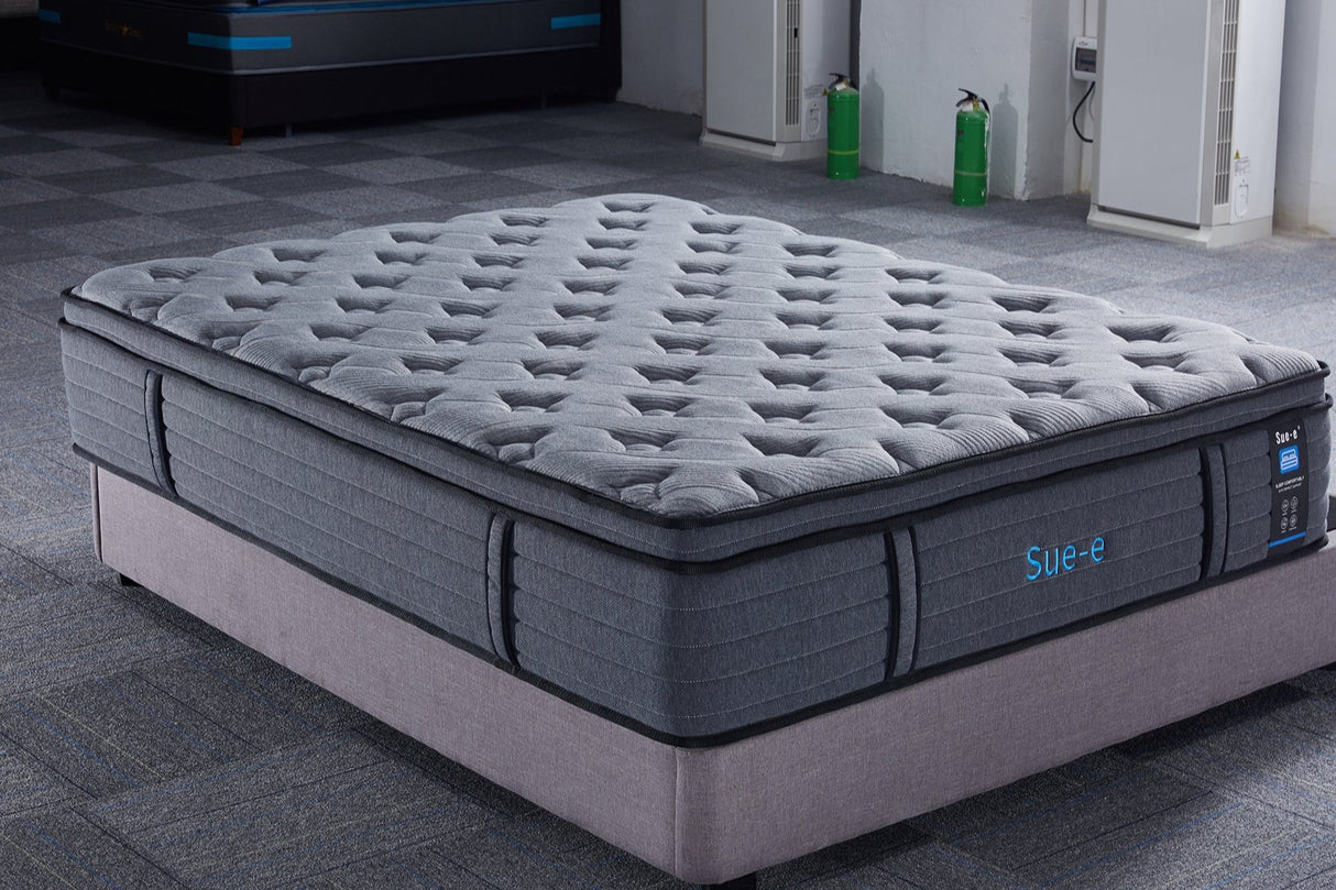 'Comfortably' 7 zones pocket spring mattress with memory foam Queen Size