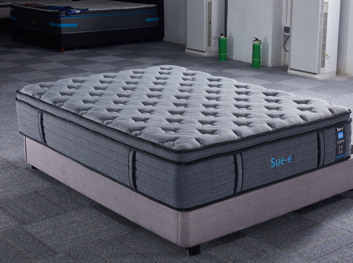 'Comfortably' 7 zones pocket spring mattress with memory foam King Size