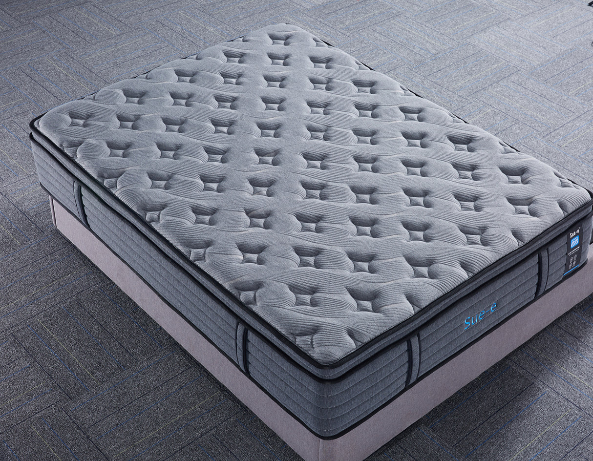 'Comfortably' 7 zones pocket spring mattress with memory foam Double Size