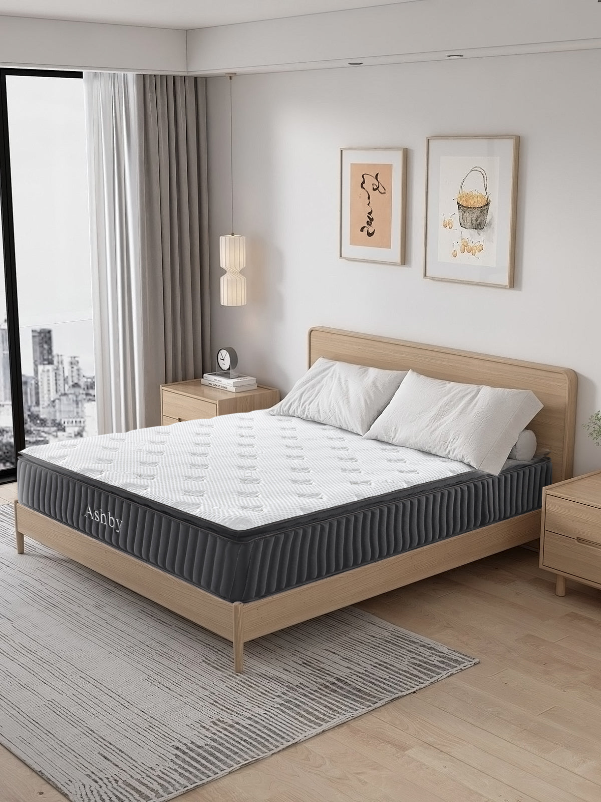 Ashby Pocket Spring mattress with Pillow top Queen Size