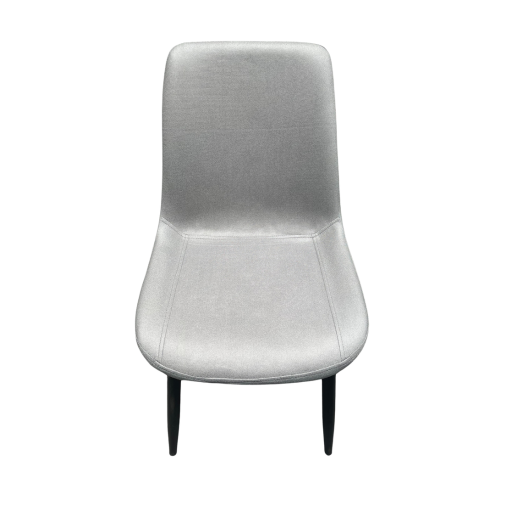 Owens Grey Chair with Black Legs