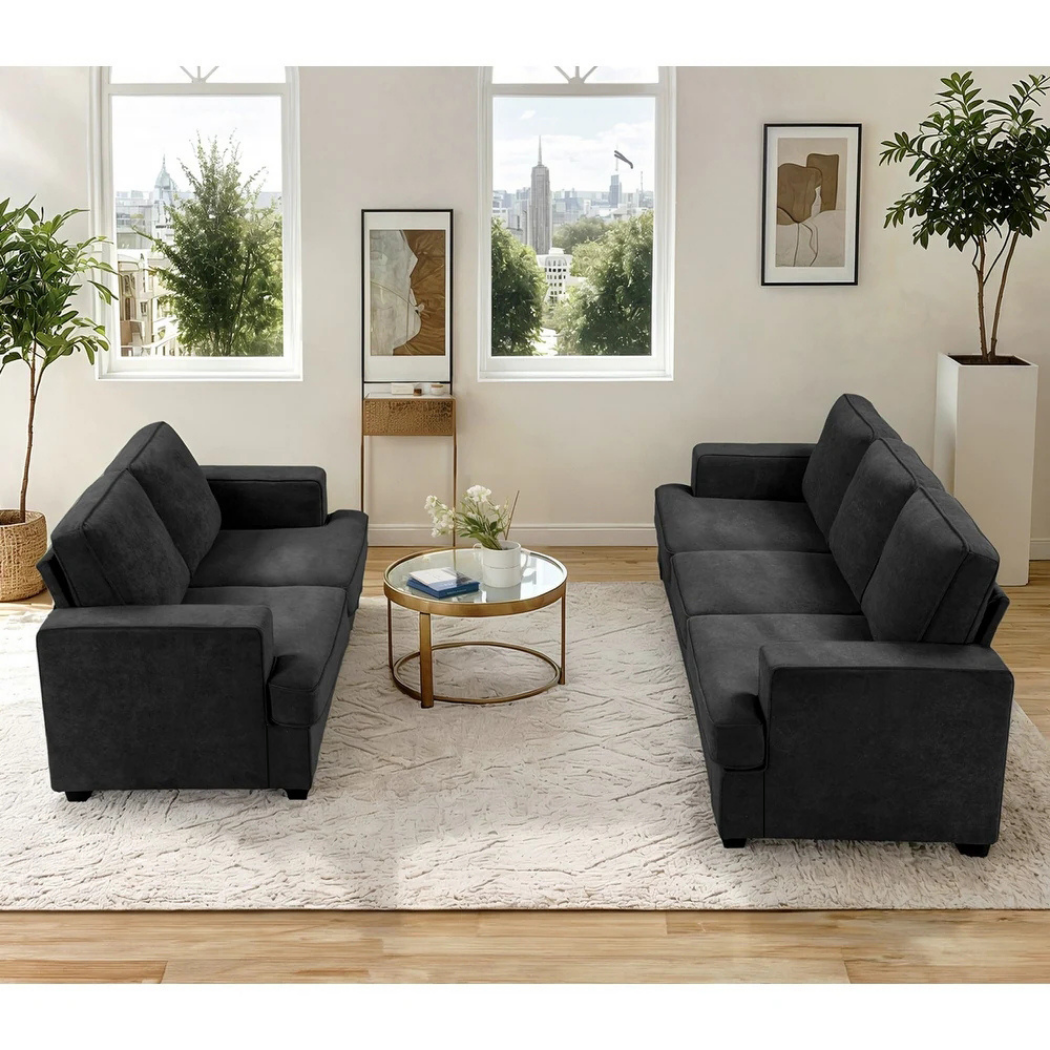 Pycroft 2 Seater Sofa Dark Grey