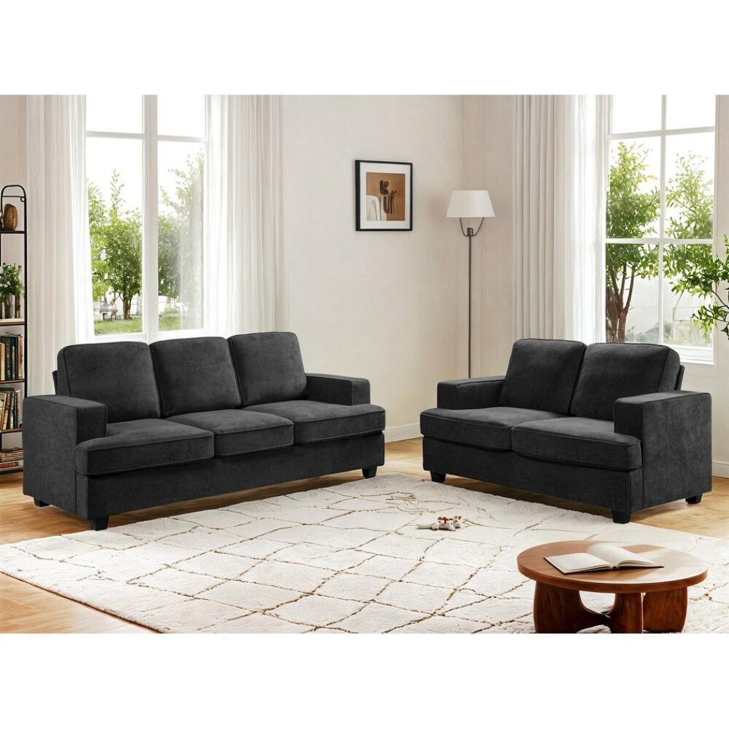 Pycroft 2 Seater Sofa Dark Grey