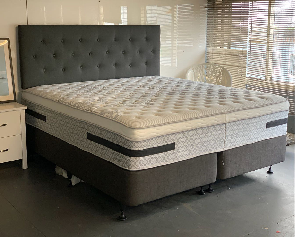 Gel Visco Pocket Spring Mattress + Bed Base Superking Set