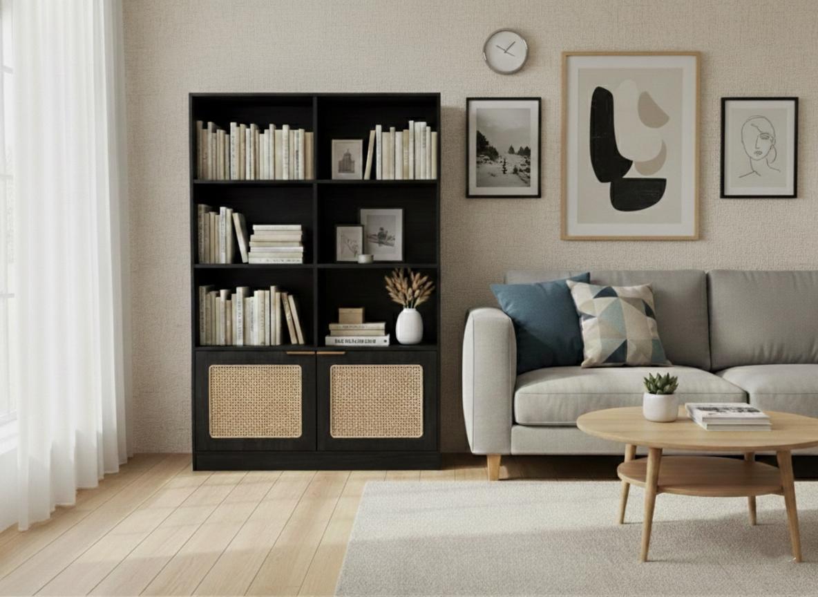 Tate Bookshelf Black