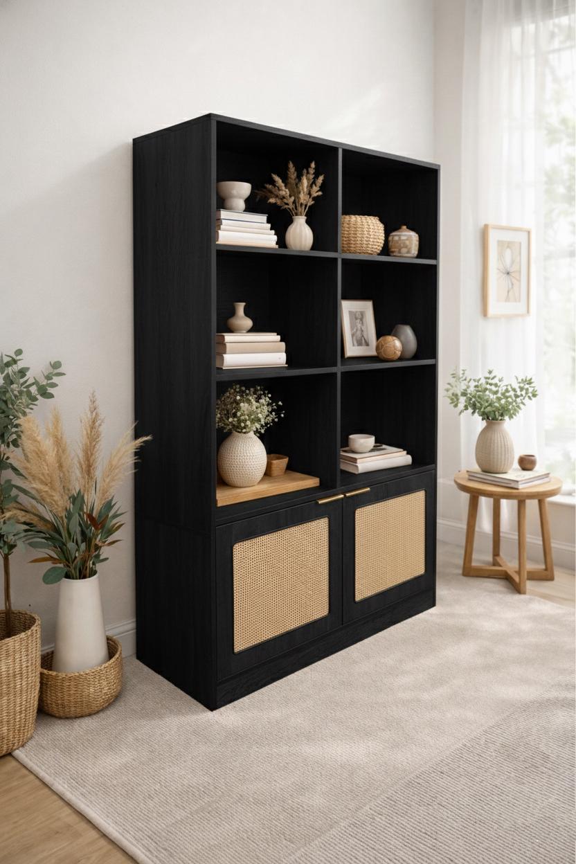 Tate Bookshelf Black