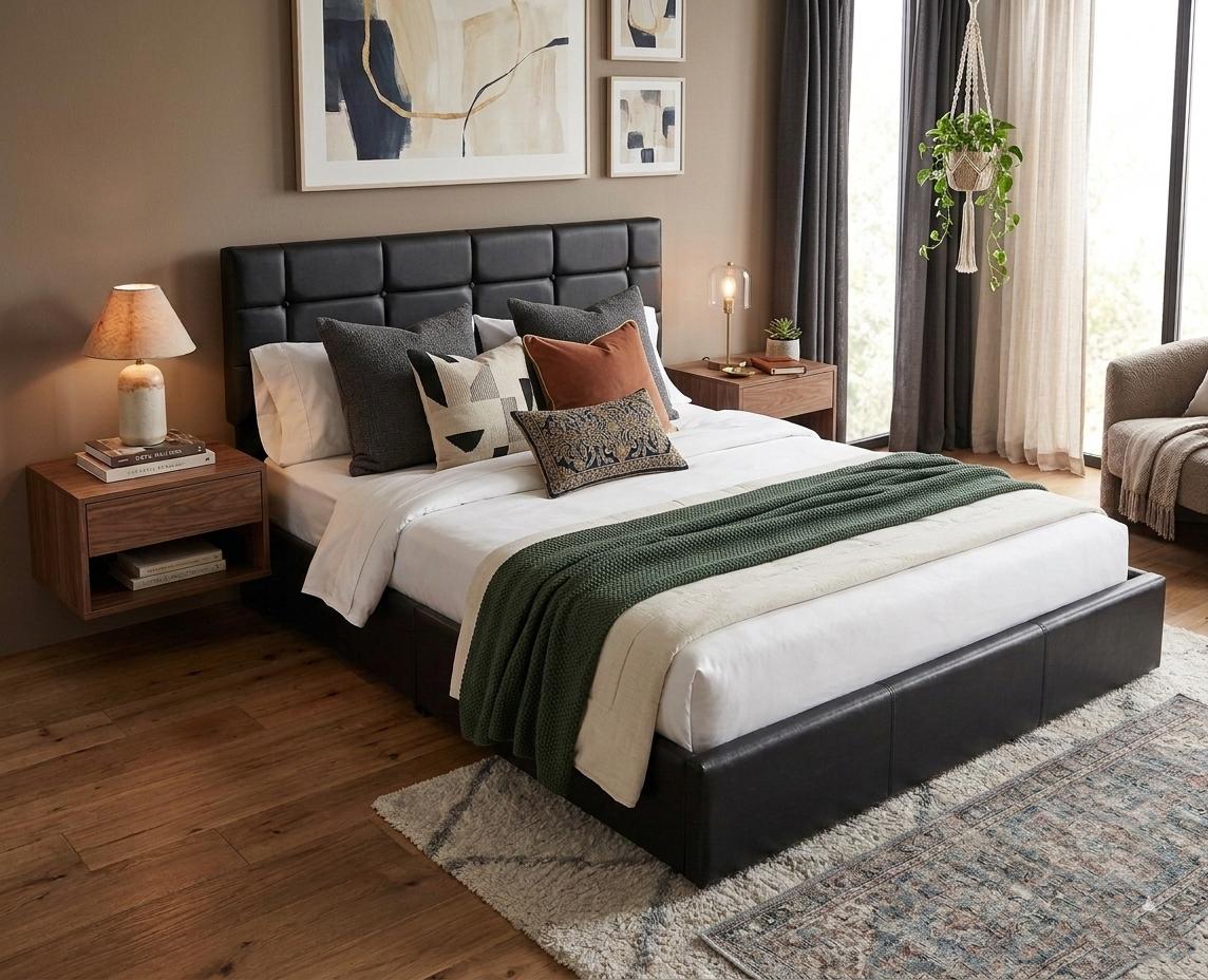 Harlow Bed Frame with Storage Drawers Full (Double)