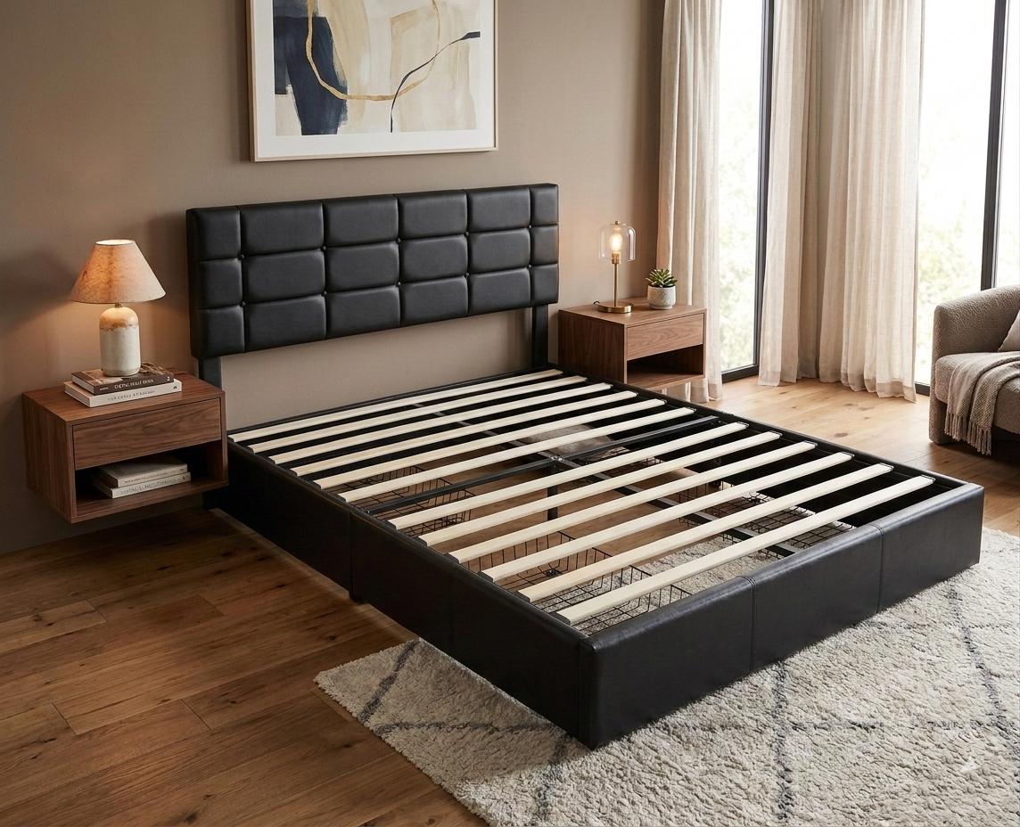 Harlow Bed Frame with Storage Drawers Full (Double)