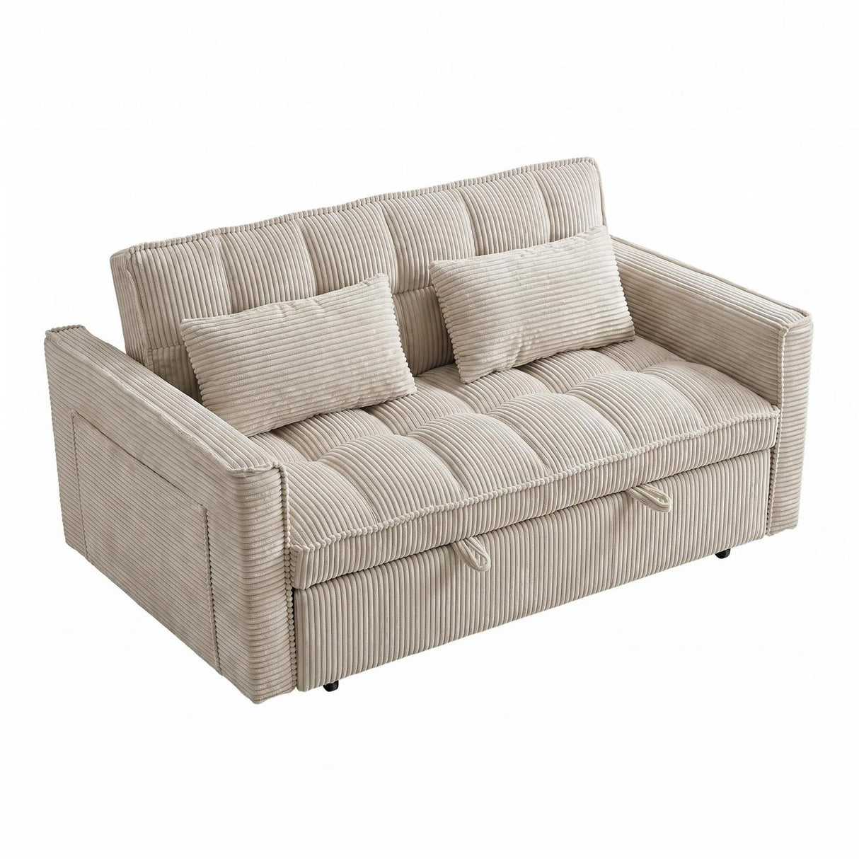 Fushion 2 Seater Sofa Bed Biege